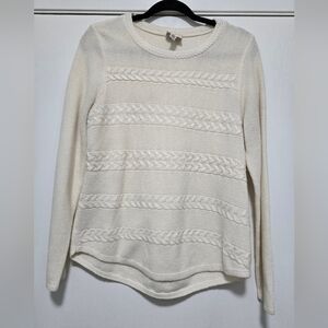 St. John's Bay Cable-Knit Sweater